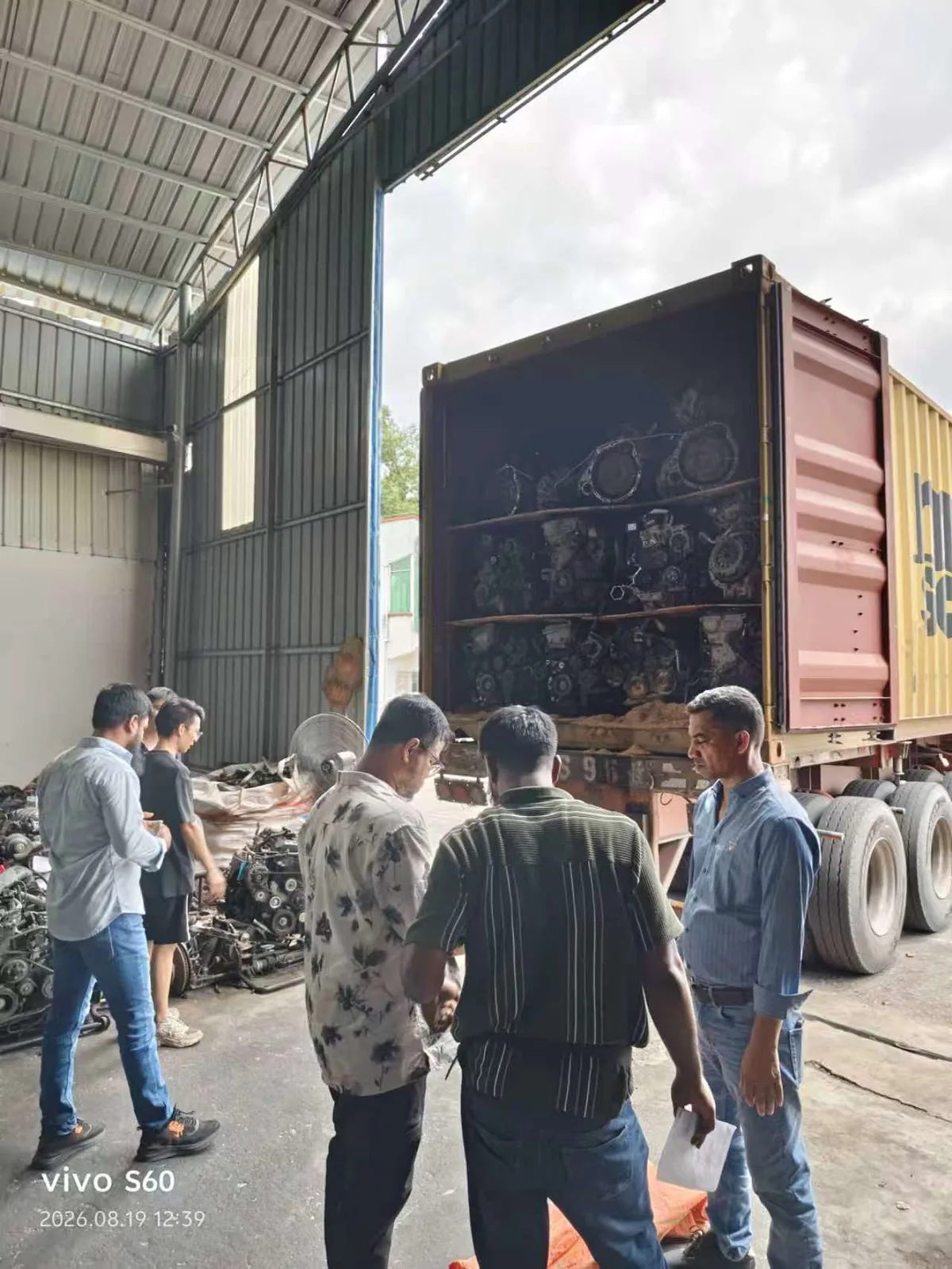 Warehouse and loading photos shared by our partner
